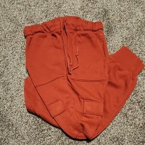 PINK Rust Orange Jogger Pants